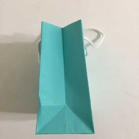 Tiffany & Co Mini Paper Gift Bag 6" x 5" x 3" NEW! - Picture 7 of 14